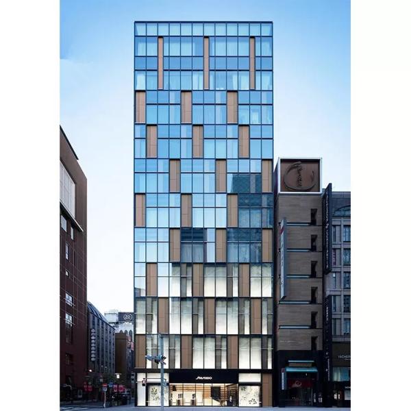 Алюминиевая панель металла фасада ненесущей стены структурного стекла на открытом воздухе