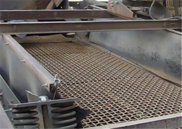 8mm wire diameter Heavy Duty Shale Shaker Crimped Mesh Screen