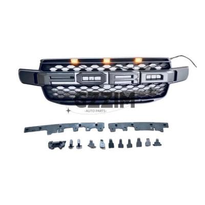Grelha do pára-choque dianteiro de plástico com luz para Ford Ranger Xl Xls Xlt 2023
