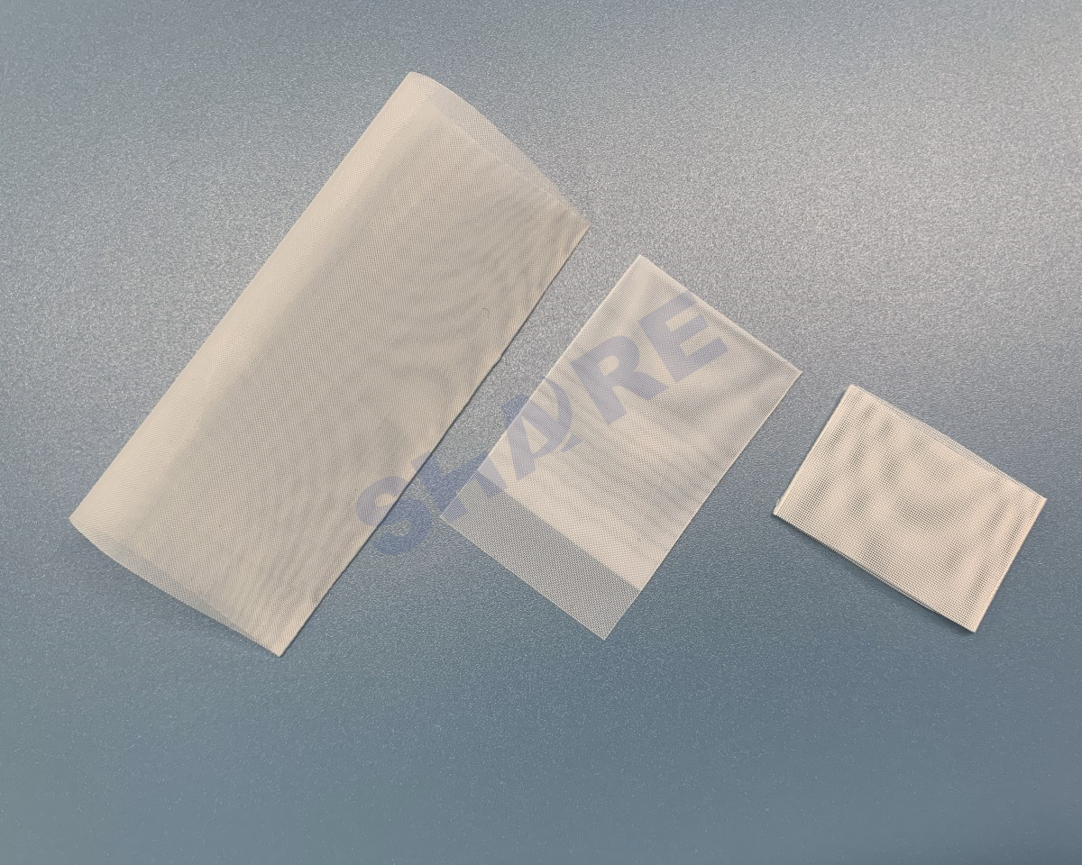 PP Filter Mesh Micro Tubes Rectangles Segment Один конец запечатанный Два открытых конца