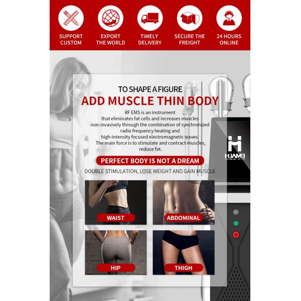 7 Tesla Ems Muscle Stimulation Body Sculpting Machine With Rf Lose Weight EMS Machine