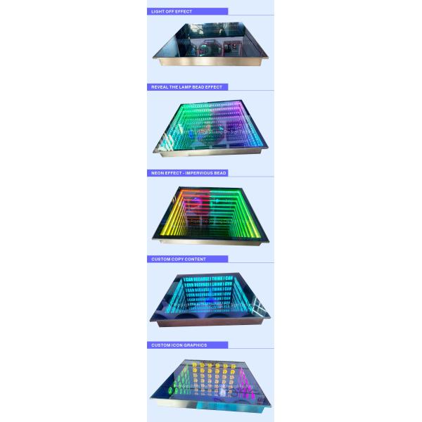 3D бесконечное светодиодное зеркало свадебная вечеринка светодиодные цифровые танцевальные фонари для свадьбы в дискотеке