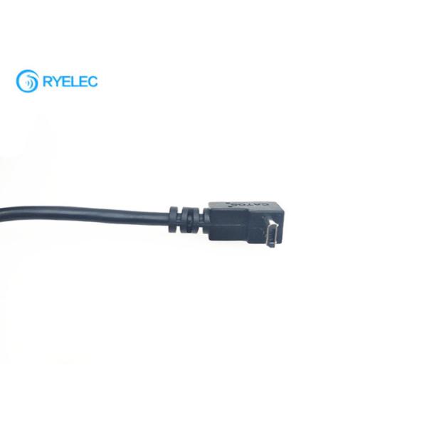 Right Angle 90 Degree Custom Cable Assemblies Micro Usb Connector To Jst Gh Terminal Cable