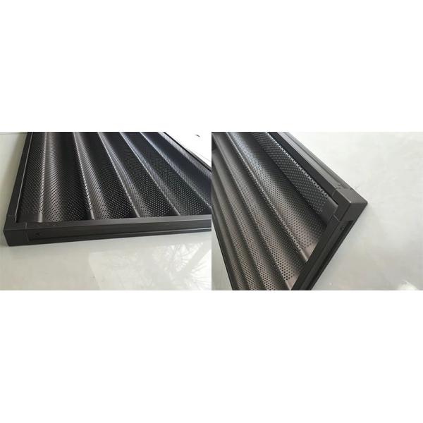 Non Stick Perforated Aluminium Baking Tray French Long Bread Baking Mold Pan