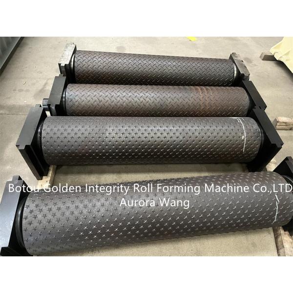 Aluminium Steel Sheet Cold Roll Forming Machine CE Sheet Metal Embossing Machine