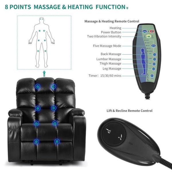 Customize Multi Functional Leisure Electric Massage Chair For Elderly