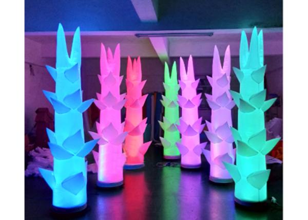 210d Fabric Inflatable Air Tube Colorful Tree Shape Customized Size 1 Year Warranty