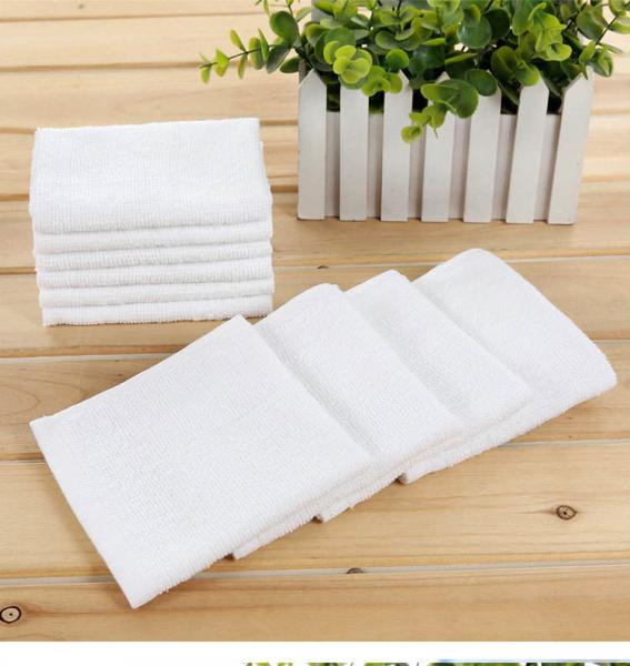 25*25cm Logo White Airplane Cotton Pallet Towel Antipilling and Wrinkle Fade Easy Care