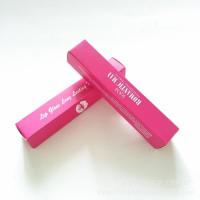 Caixa de embalagem de cosméticos dobráveis personalizados, caixa de papel de brilho labial, caixa de embalagem de brilho labial de luxo, caixa de embalagem de brilho labial criativa personalizada com rótulo privado