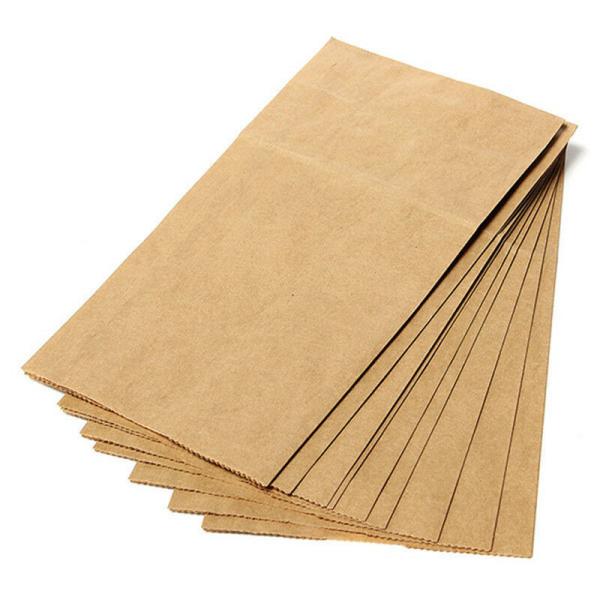 Creatrust Black White Retail 1Kg Kraft 120Gsm Craft Pouch Bulk Gift Mini Candy Paper Bag