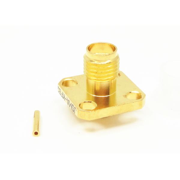 Разъемы коаксиального кабеля RF, пайка, 50 Ом, гнездовой разъем SMA для кабеля RG405