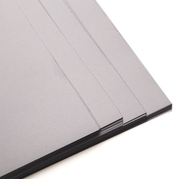 Luxurious Special Paper Self-adhesive Sticker Sheet Rough Texture Coarse Grainy Patterns Polar Ivory White Inkjet Printing A4