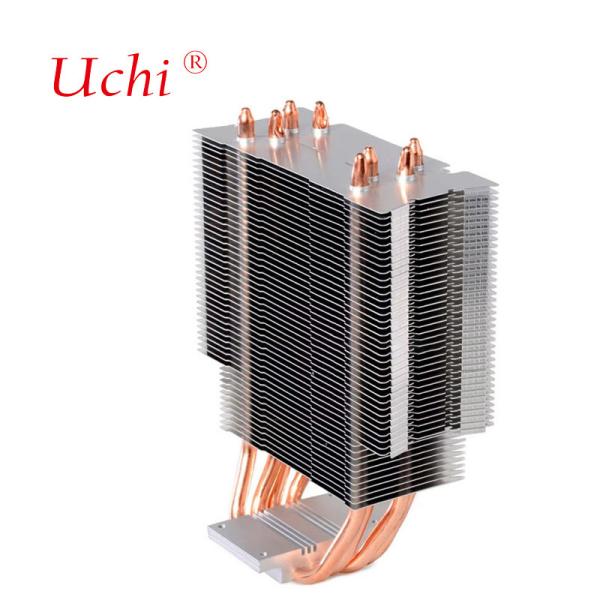 Aluminum Copper Server CPU Cooling Plate Heat Pipe Radiator Solution