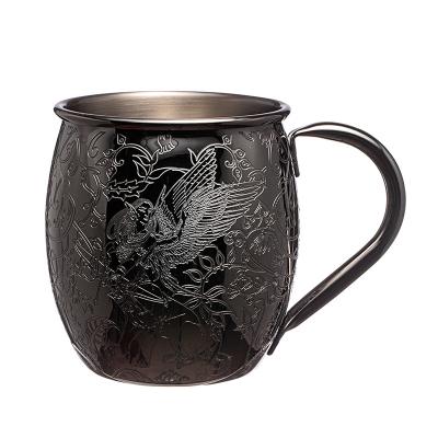 100% Food Grade Stainless Steel Mule Mugs with SS304 Handle