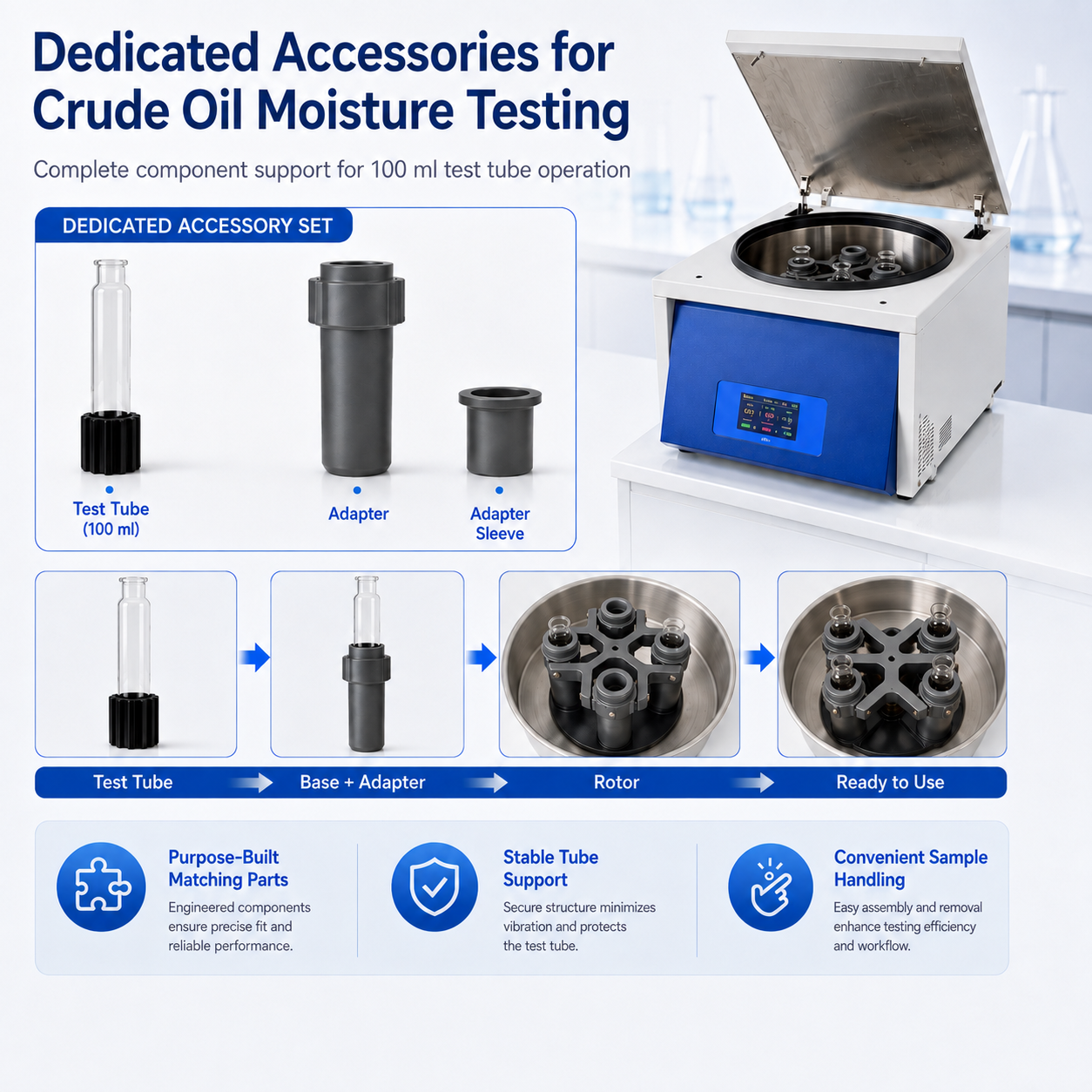 Cenlee DL5A 4000rpm 4x100ml Heated Crude Oil Moisture Determination Centrifuge for Petroleum Laboratory Oil Water Separation
