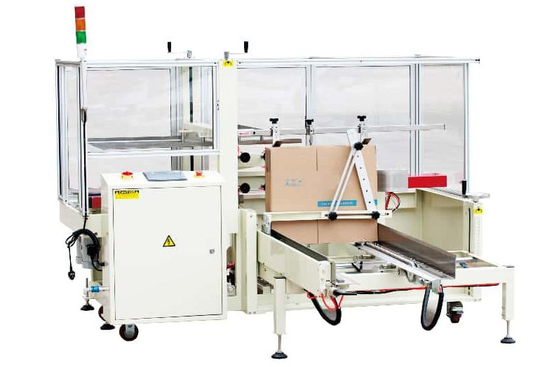 Semi-automatic Electric Carton Erector and Bottom Sealer for High Productivity Packaging
