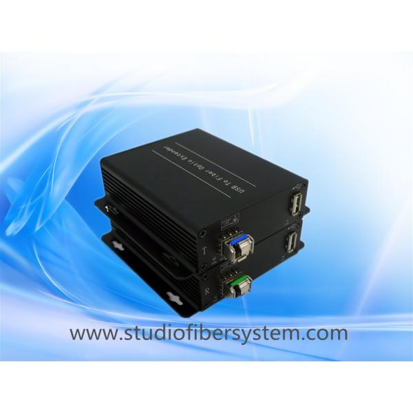 USB2.0 fiber optical extender for 1.1/2.0 usb over SM fiber to 5KM in USB camera