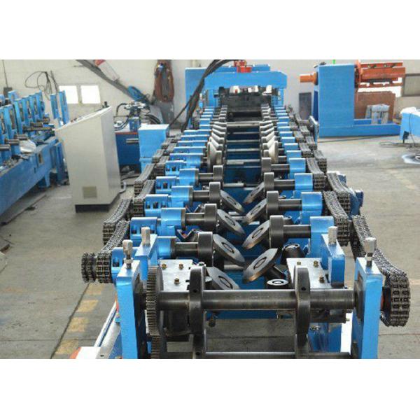 3 Phase High Speed CZ Purlin Roll Forming Machine With PLC Control System