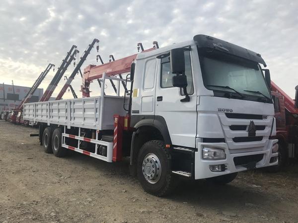 SINOTRUK HOWO 10 Ton Mobile Crane Truck 6x4 Hydraulic Truck Mounted Cranes