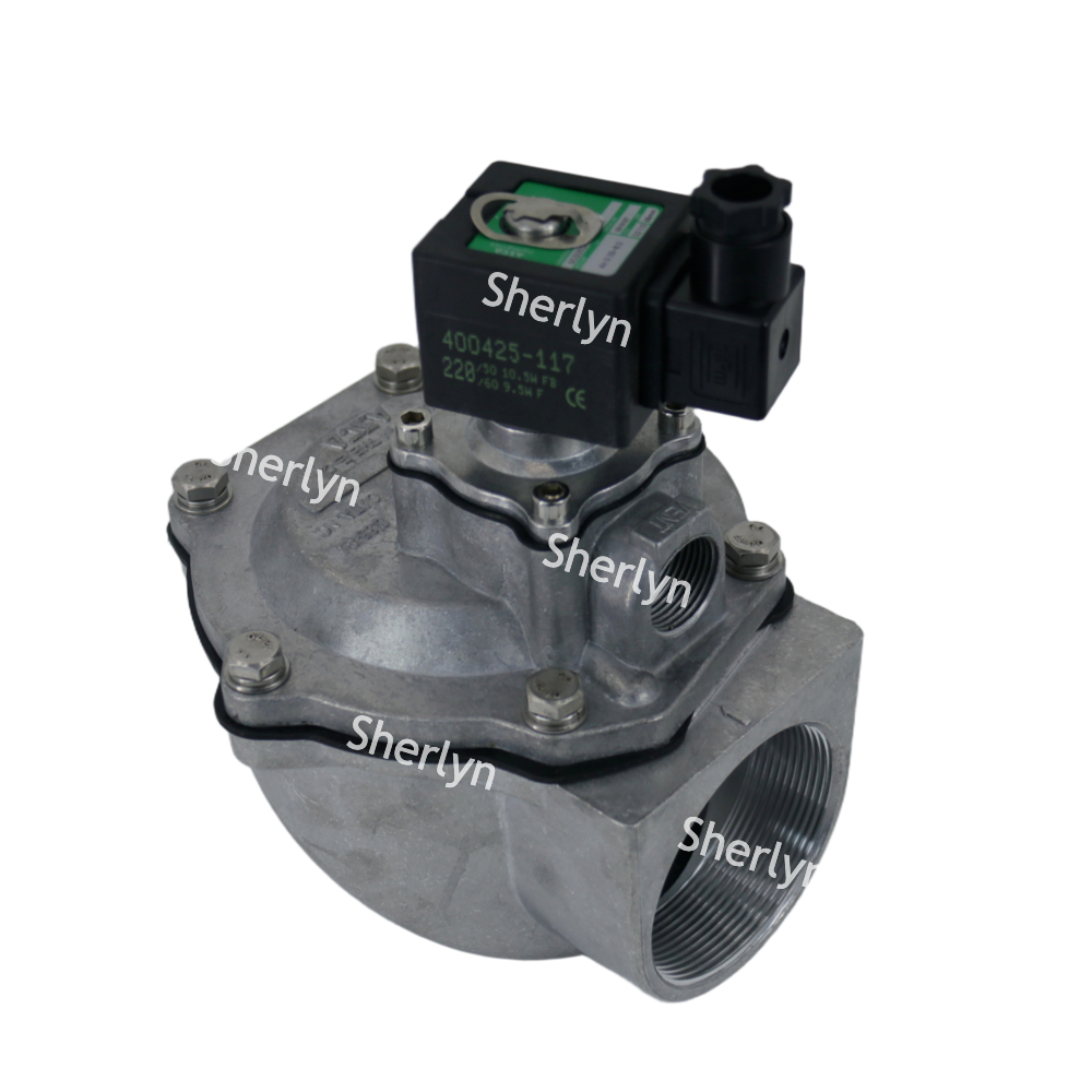 2-1/2 Inch Threaded Port Diaphragm Valve ASCO SCG353A051 353 Series Industrial Dust Cleaning