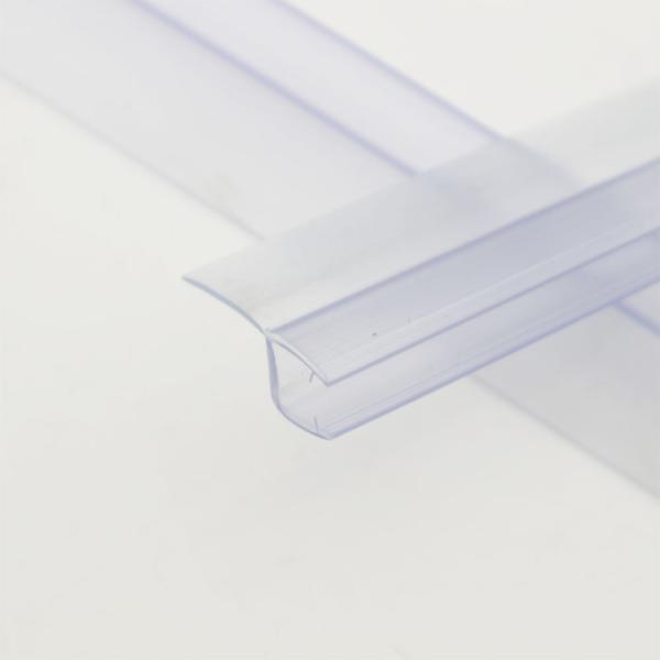 Прозрачная полоса герметизации для душевых дверей из 3/8 дюймов без рамы