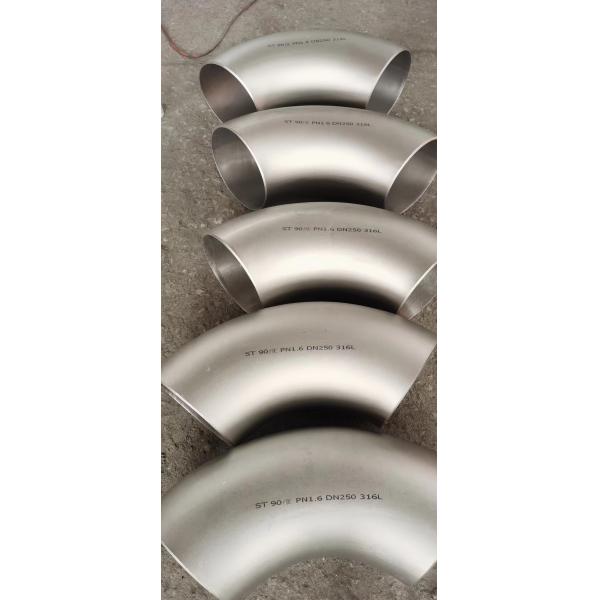 Полированный/пескоструйный 2 штуцера изгиба локтя из нержавеющей стали