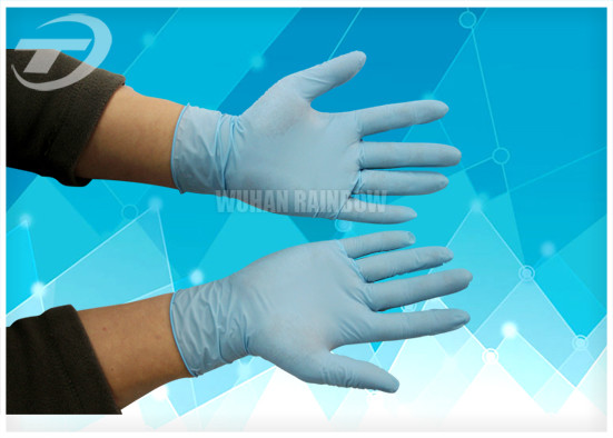 Ранга экзамена 100% перчатки промышленной медицинские устранимые, сейф еды перчаток нитрила