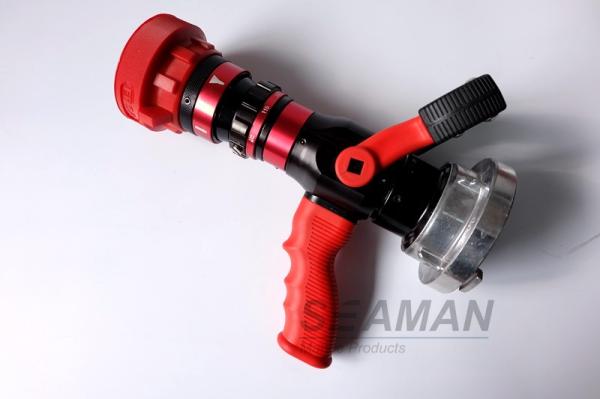 Automatic 4 Position High Pressure Fire Hose Nozzles Fire Pistol Adjustable Flow Rate