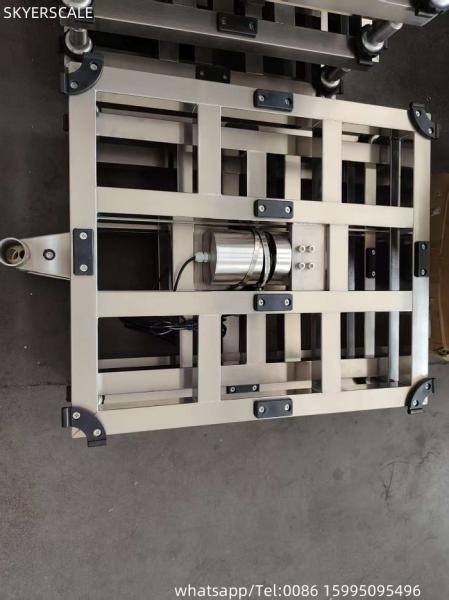 Balance numérique de banc étanche en acier inoxydable 500x600mm 500kg Pesée Balance d'impression Indicateur électronique LED