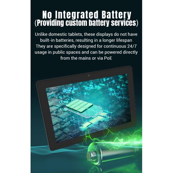 10.1 Inch Wall Mounted Tablet Digital Signage FCC, CE , ROHS , Quality under Guarantee  More details Customizable