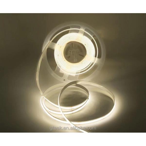 Decorative Background indoor flexible led strip Light rgb white warm blue color 5V 12v 24V  5M  Luminous cob led strip light