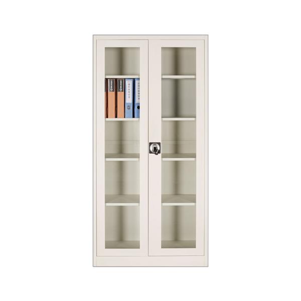 Office Glass Door Fitting File Storage Locker Powder Coated