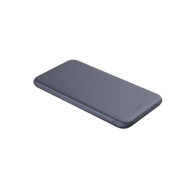 Super Flat Ultra Slim Mini 5000mah Power Bank Charger ABS + PCBA Material