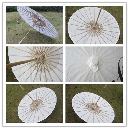 Длина 57cm радиуса 42cm зонтика бумаги свадьбы украшения старая с письмом