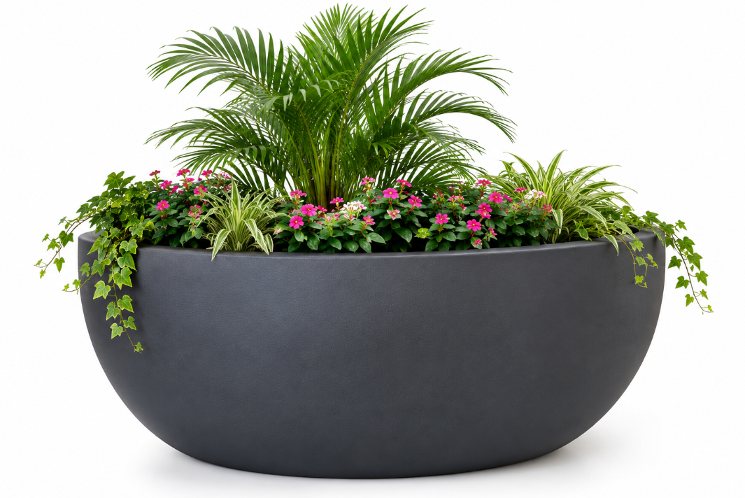 Rotomolded Planters Rotational Molding Flower Pots Large Plastic Outdoor Planters