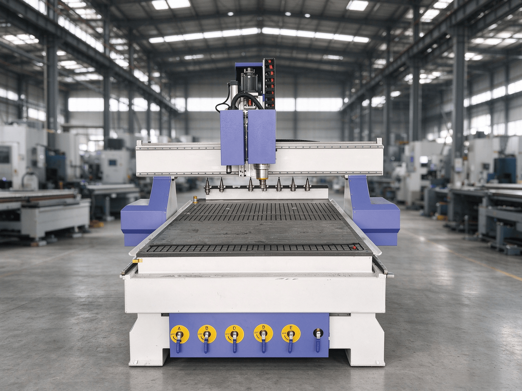 1325 ATC Oscillating Cutting Machine Syntec With Auto Tools Changer