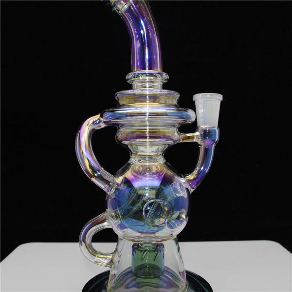 8 Inch Oil Rig Glass With 14mm Quartz Banger Nail Glass Smoking Pipes Glass Bong