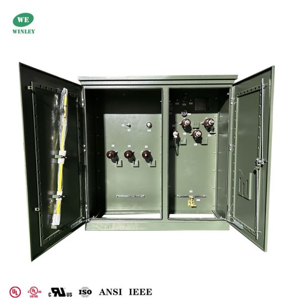 3000Kva Pad Mounted Transformer Three Phase Oil Immersed 24.94KV To 4160V Transformer Pad Mount