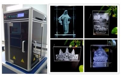 Mini 3D Subsurface Laser Engraving Machine , Motion Controlled 3D Laser Engraving System