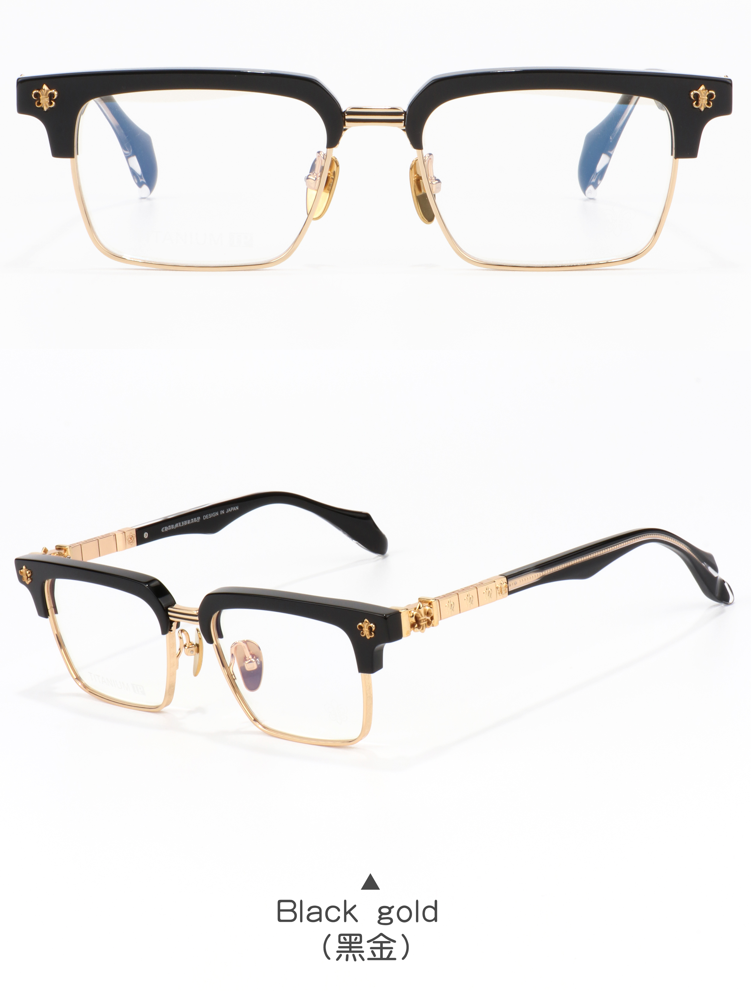 Retro Versatile Half Frame Anti Blue Light Black Silver Optical Prescription Presbyopia Multi Focus Luxury Brand Light Glasses
