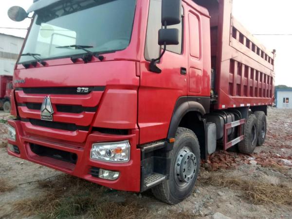 Popular Used Dump Trucks / 6x4 Dump Truck With HOWO Engine Euro III Emission Standard