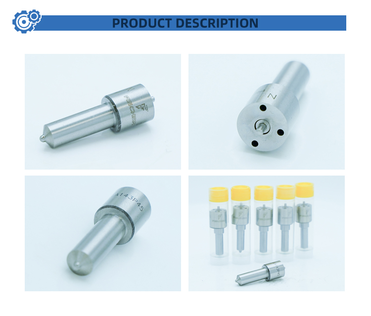 Standard Size Original Common Rail Fuel Injector Nozzle DLLA145P606 Steel Diesel Engine Fuel Injector Nozzle