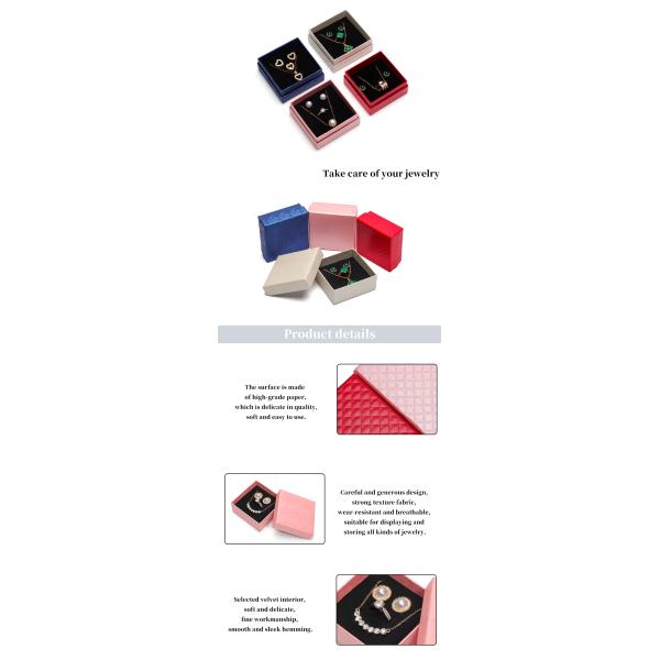 Hanhong Logo personnalisé Joaillerie Package ciel et terre Couverture de luxe boîte de papier d'impression