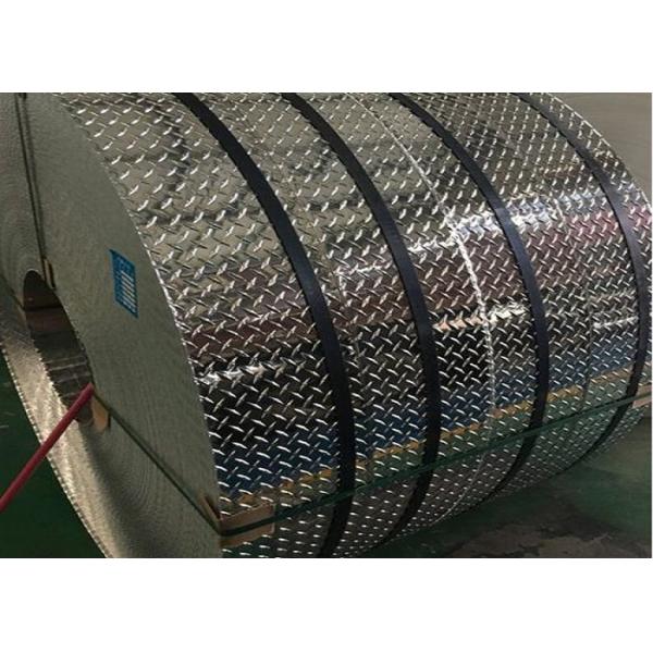 3003 5052 6061 2mm Aluminium Sheet / Metal Floor Plate For Bus Floor