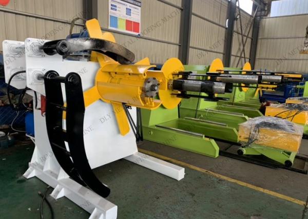 Hydraulic 5T Metal Decoiler Machine 3KW Coil Decoiler Auto Control