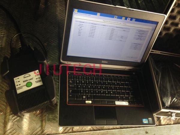 Full Set Man Truck Diagnosis 14.1 Heavy Duty Truck Diagnostic Scanner + E6420 Laptop