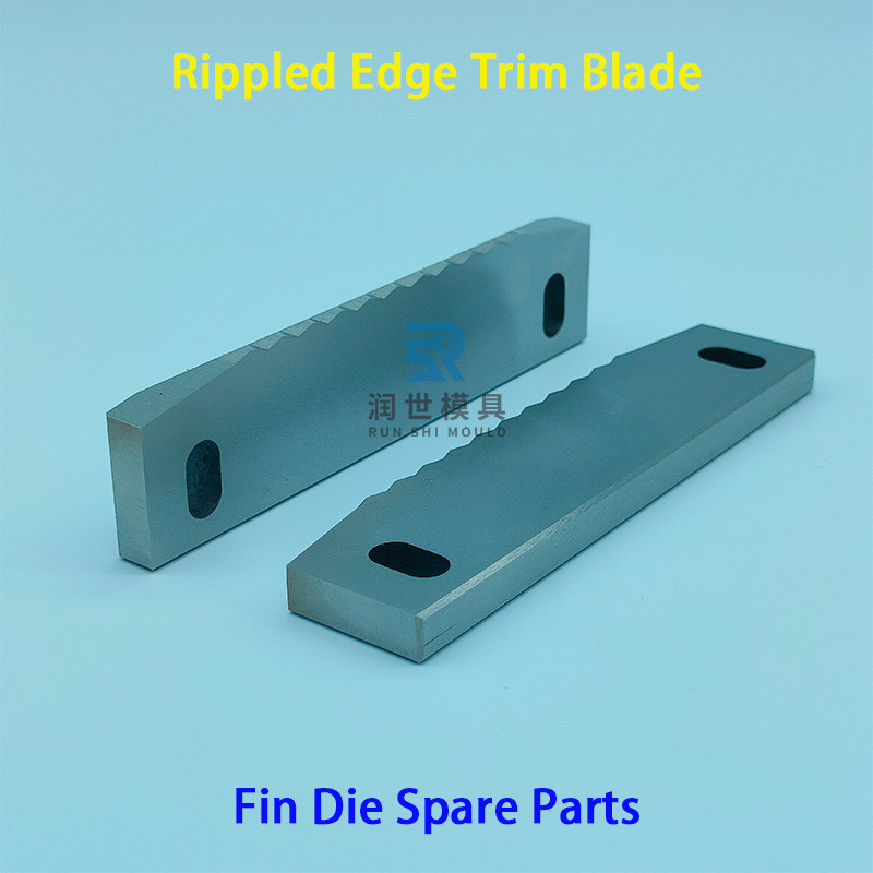 Customized Fin Die Spare Parts Lower Rippled Edge Trim Blade Advanced Slitting Technology