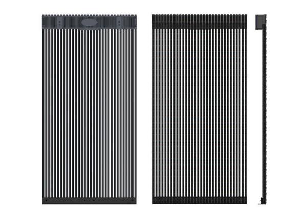 Lightweight LED Curtain Display For Media Facade Advertising High Transparent Rate