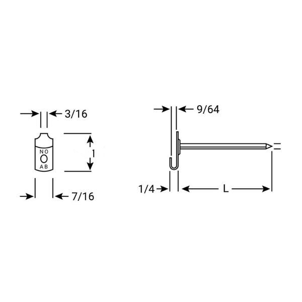14 круглая головка Ga 304 Ss шнуруя анкеры с сильной большой головой на ногте и толстой плитой для головы