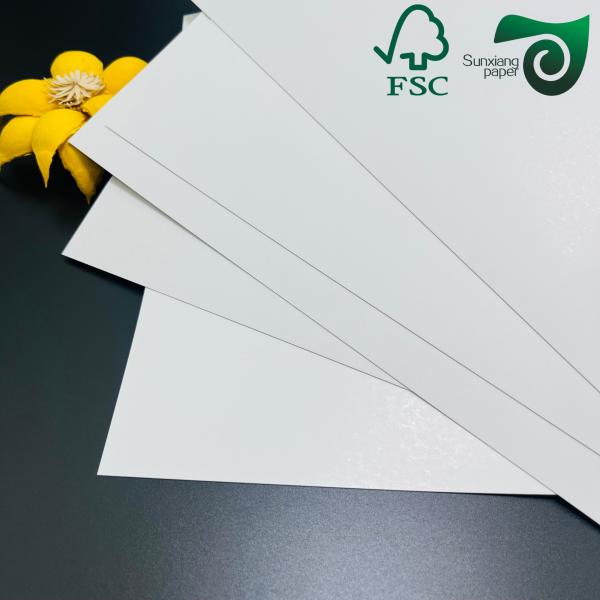 FSC Certified C1S Ivory Board Paper 250gsm 270gsm 300gsm Folded